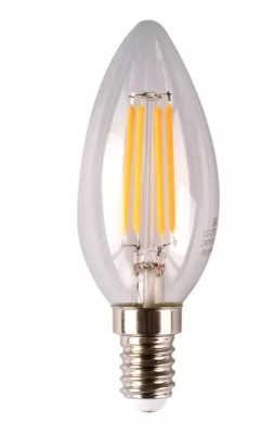 LED CANDLE 4W E14 5K CLEAR DIM LED CANDLE 4W E14 5K CLEAR DIM